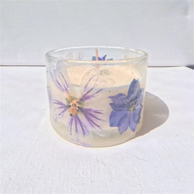 Floral Candle — Coastal Sage